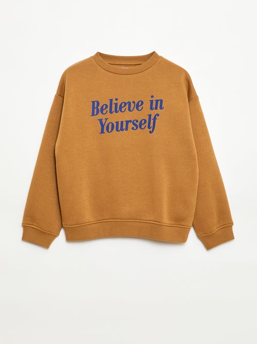 Lockeres Sweatshirt mit Print - Kiabi