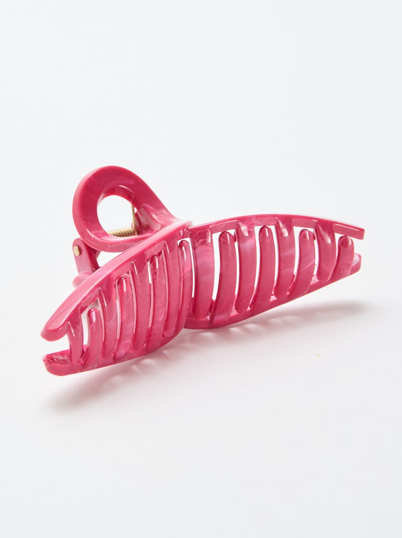 Long Colorful Claw Clip Pink - Kiabi