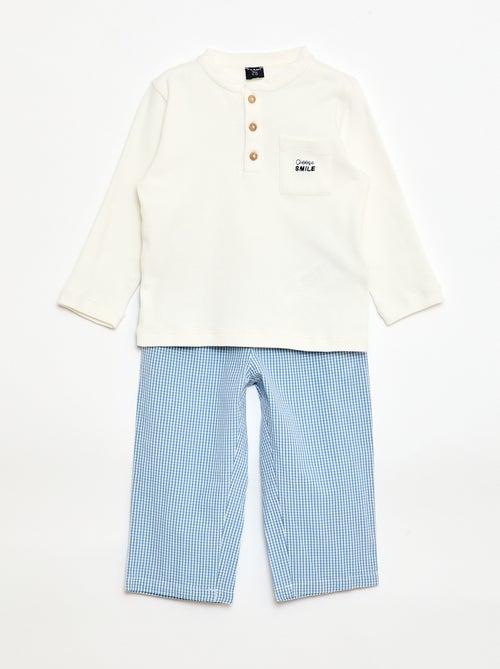 Long Pajama Set - 2 Pieces - Kiabi
