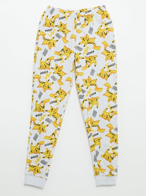 Long 'Pikachu' 'Pokémon' Pajama Set - 2 Pieces - Kiabi