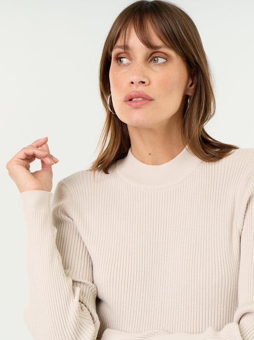 Long Ribbed Maternity Dress - Kiabi