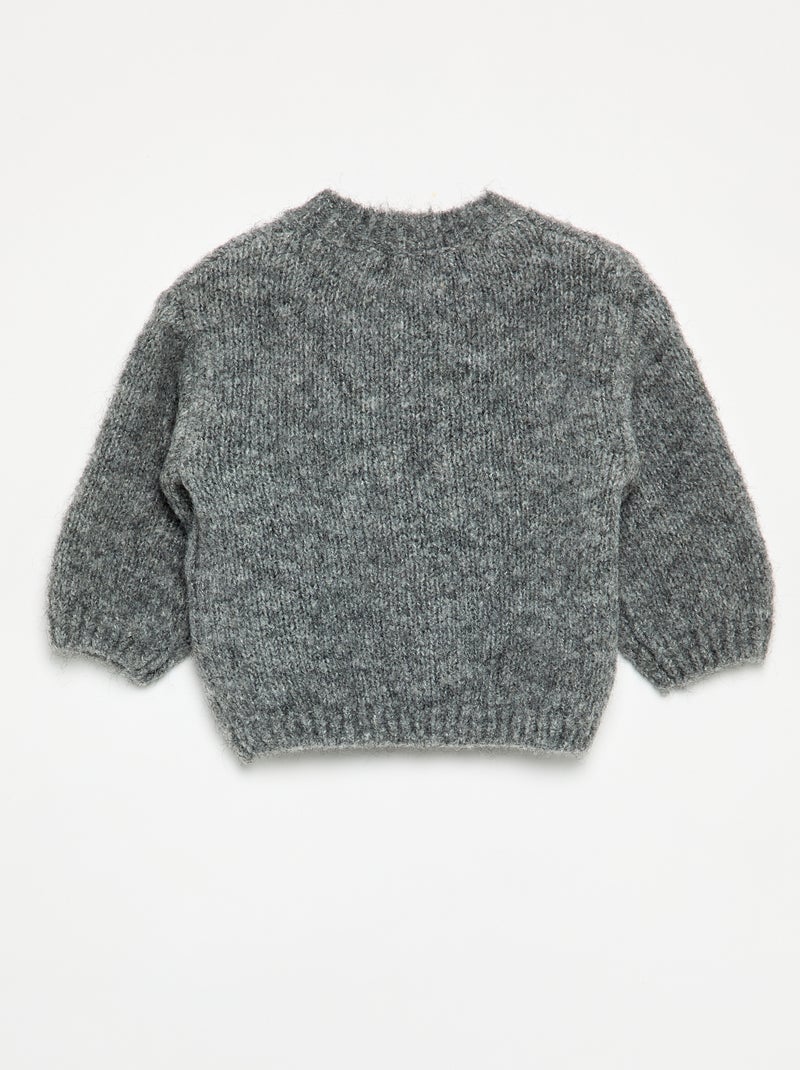 Long-sleeve sweater Grey - Kiabi