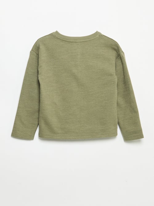 Long-sleeved Baby Terry T-shirt - Kiabi