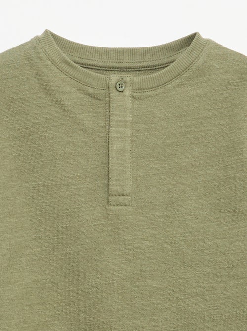 Long-sleeved Baby Terry T-shirt - Kiabi