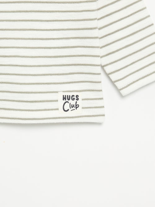 Long-sleeved Baby Terry T-shirt - Kiabi
