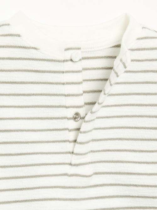 Long-sleeved Baby Terry T-shirt - Kiabi