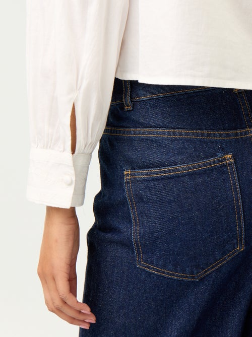 Long-sleeved blouse with embroidery - Kiabi