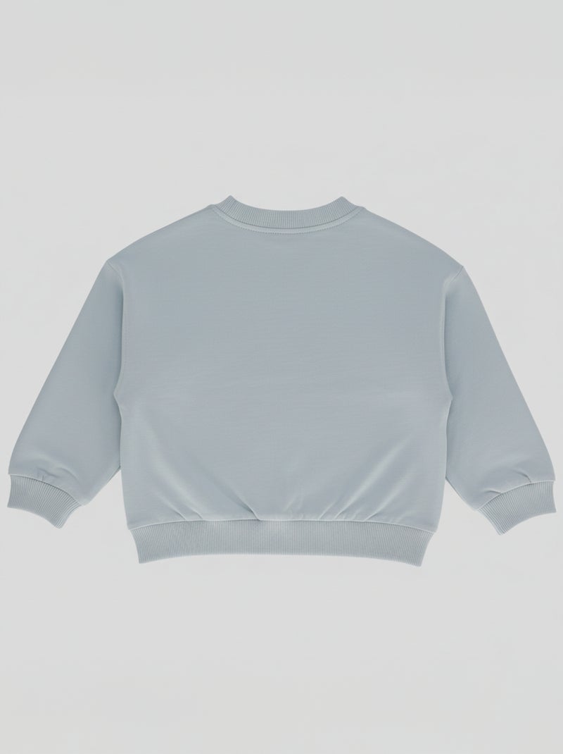 Long-sleeved 'Bluey' Sweatshirt Blue - Kiabi