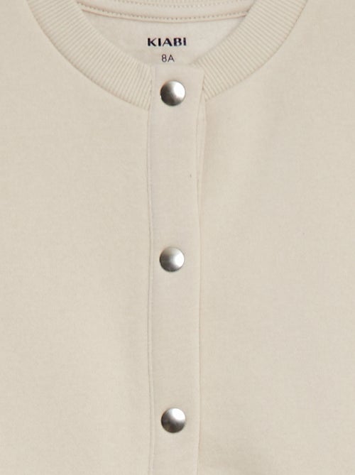 Long-sleeved cardigan with press-stud fastening - Kiabi