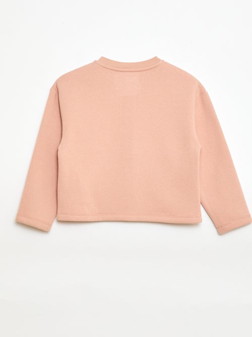 Long-sleeved cardigan with press-stud fastening - Kiabi