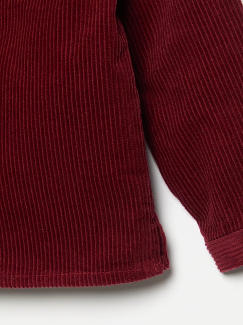 Long-sleeved corduroy shirt - Kiabi