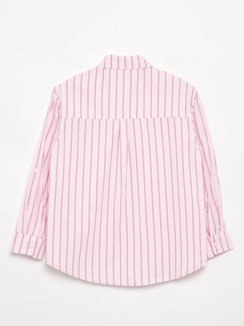 Long-sleeved cotton blouse - Kiabi