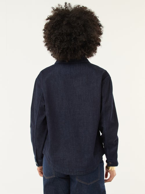 Long-Sleeved Denim Shirt - Kiabi