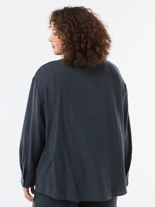 Long-Sleeved Flowy Blouse - Kiabi
