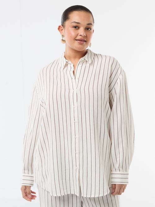 Long-Sleeved Flowy Blouse - Kiabi