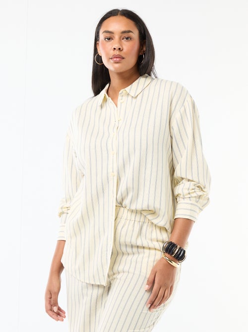 Long-Sleeved Flowy Blouse - Kiabi