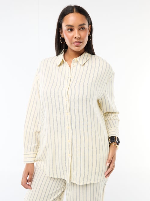 Long-Sleeved Flowy Blouse - Kiabi