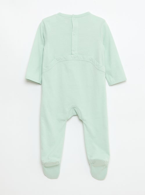 Long-Sleeved Footed Pajamas - Kiabi