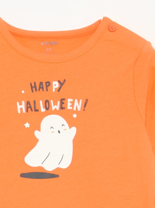 Long-sleeved 'Halloween' T-shirt - Kiabi