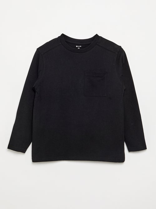 Long-sleeved jersey t-shirt - Kiabi
