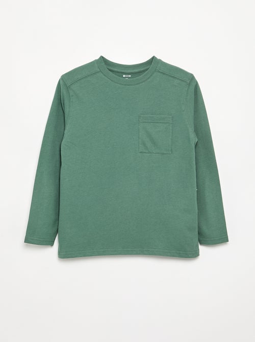 Long-sleeved Jersey T-shirt - Kiabi