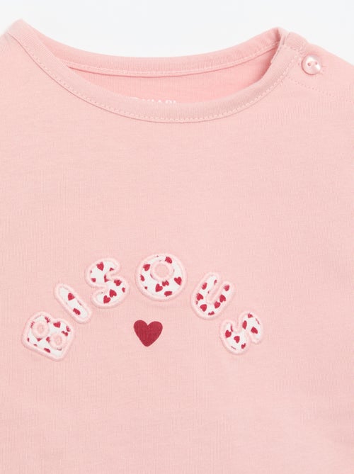 Long-sleeved jersey T-shirt - Kiabi