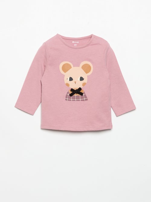 Long-sleeved jersey T-shirt - Kiabi