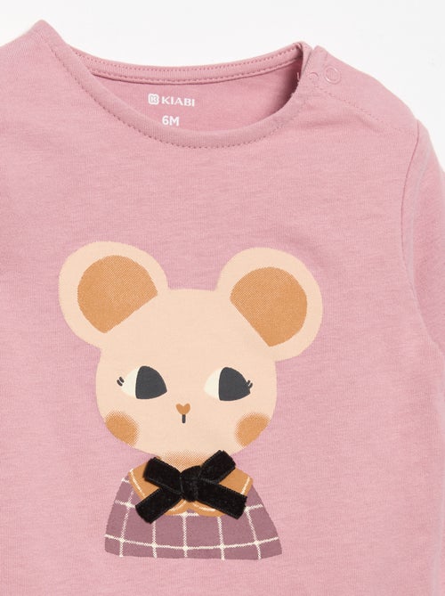 Long-sleeved jersey T-shirt - Kiabi
