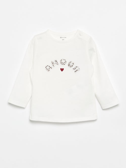 Long-sleeved jersey T-shirt - Kiabi