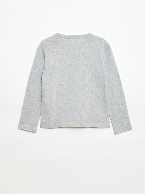 Long-sleeved patterned T-shirt - Kiabi