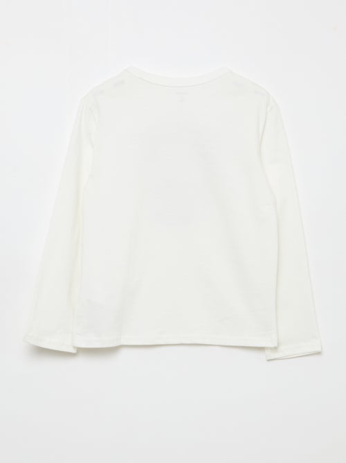 Long-sleeved patterned T-shirt - Kiabi