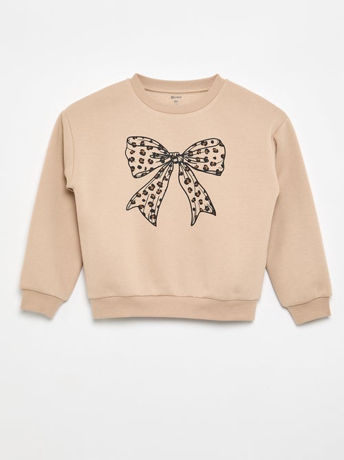 Long-sleeved printed sweatshirt - Kiabi