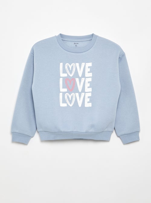 Long-sleeved printed sweatshirt - Kiabi