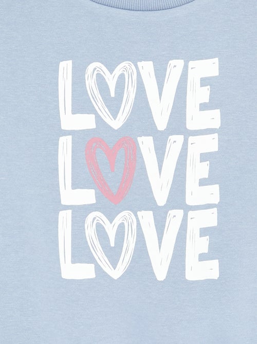 Long-sleeved printed sweatshirt - Kiabi