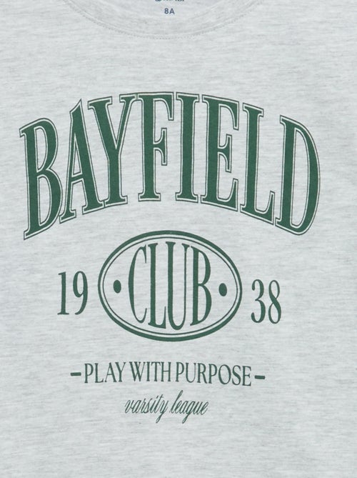 Long-sleeved printed T-shirt - Kiabi