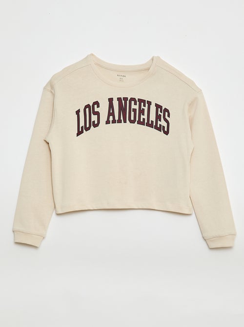 Long-sleeved printed T-shirt - Kiabi