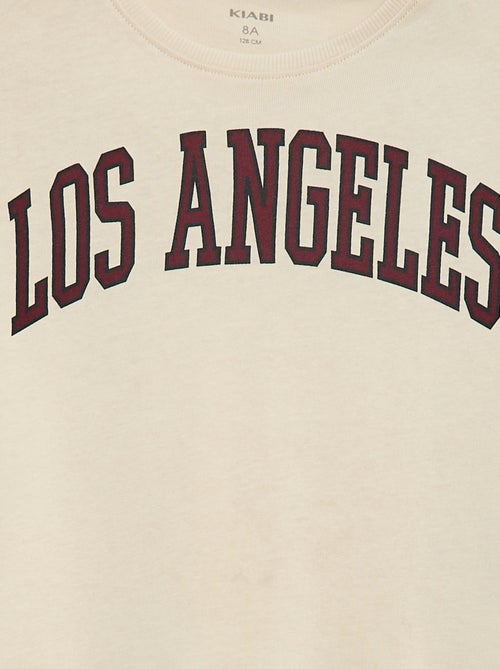 Long-sleeved printed T-shirt - Kiabi