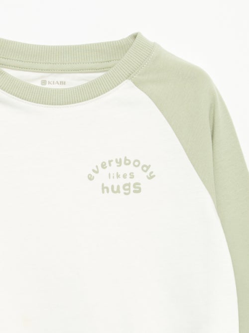 Long-sleeved raglan T-shirt - Kiabi