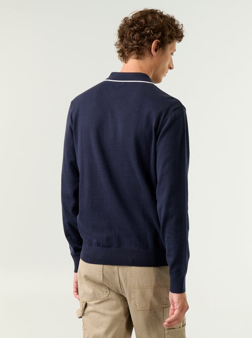 Long-sleeved rugby polo shirt - Kiabi