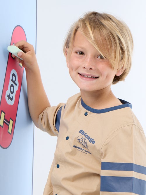 Long-sleeved school apron - Kiabi