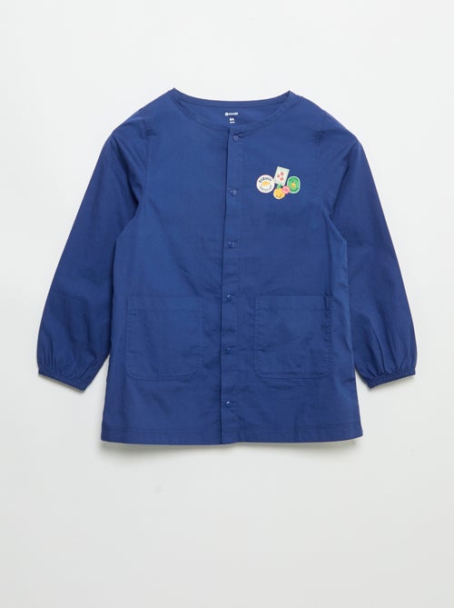 Long-sleeved school apron - Kiabi