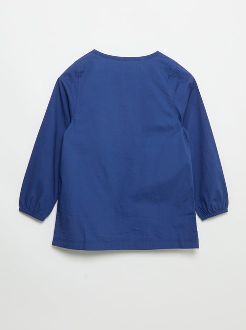 Long-sleeved school apron - Kiabi