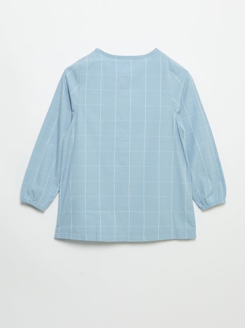 Long-sleeved school smock - Kiabi