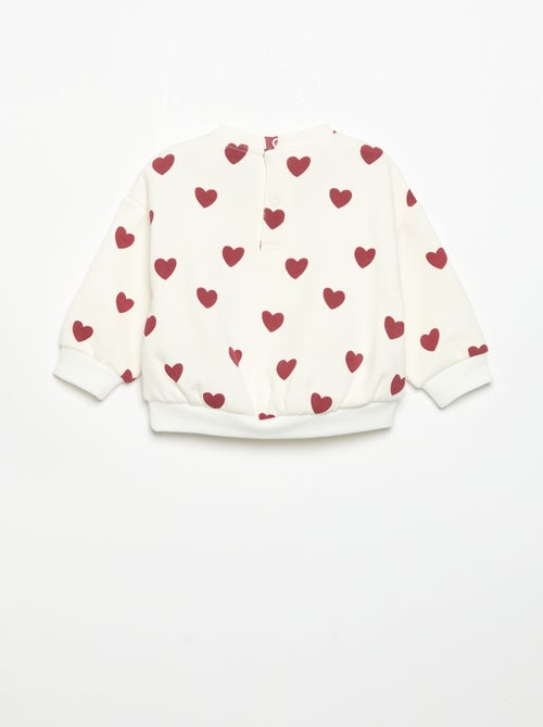 Long-sleeved sweatshirt - Kiabi