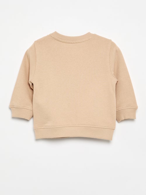 Long-sleeved sweatshirt with print - Kiabi Long-sleeved sweatshirt with print - Kiabi