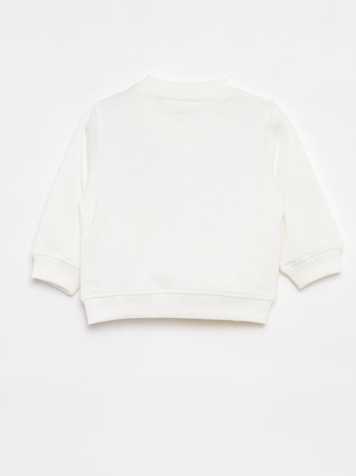 Long-sleeved sweatshirt with print - Kiabi