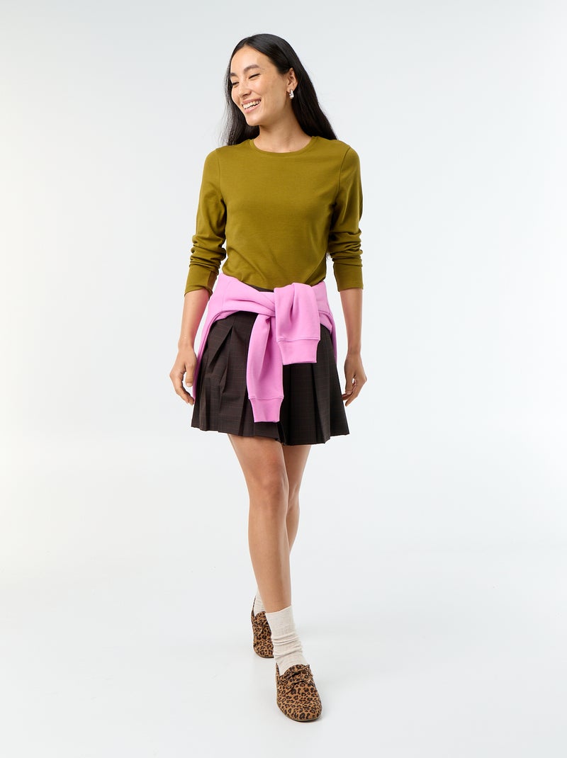 Long-sleeved T-shirt Green - Kiabi
