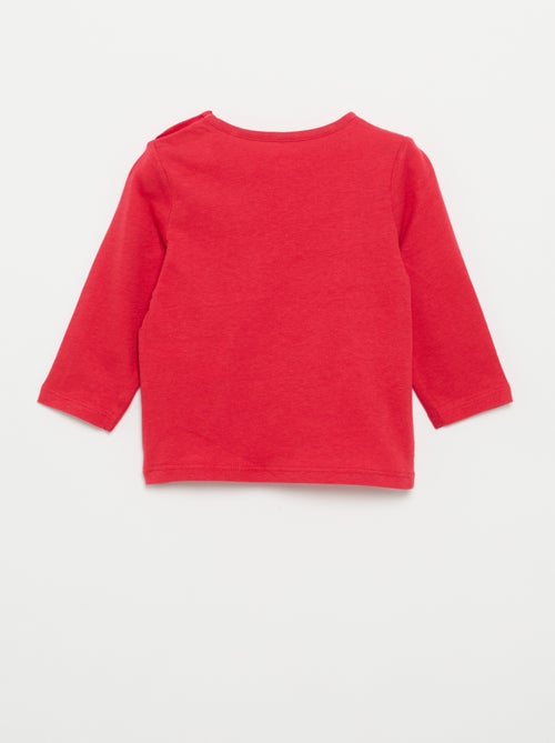 Long-sleeved T-shirt with print - Kiabi