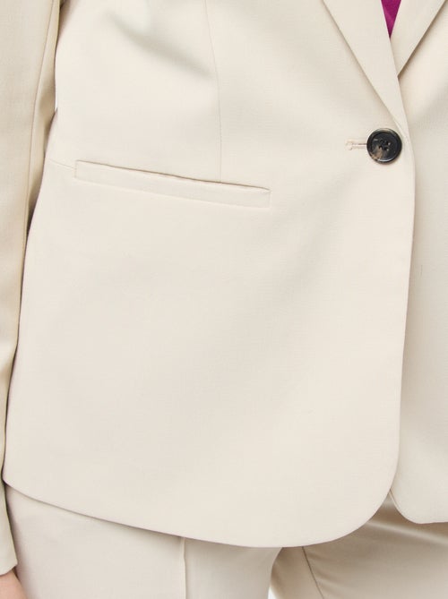 Long-sleeved tailored jacket - Kiabi