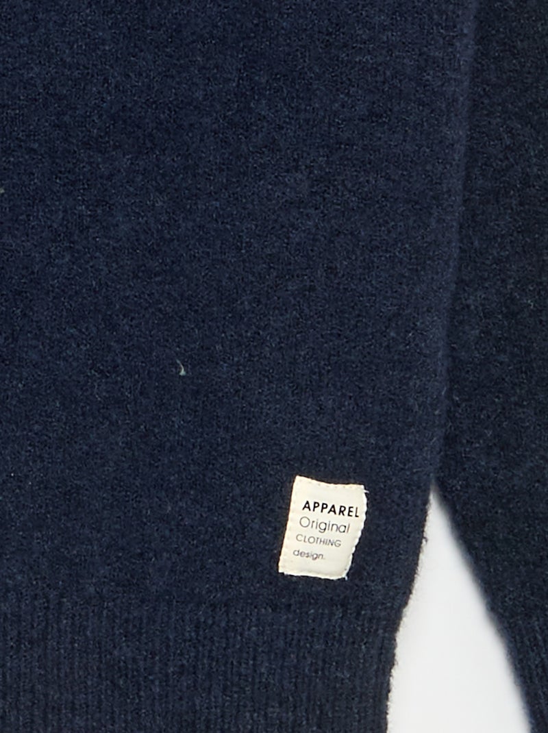 Long-sleeved turtleneck sweater Blue - Kiabi